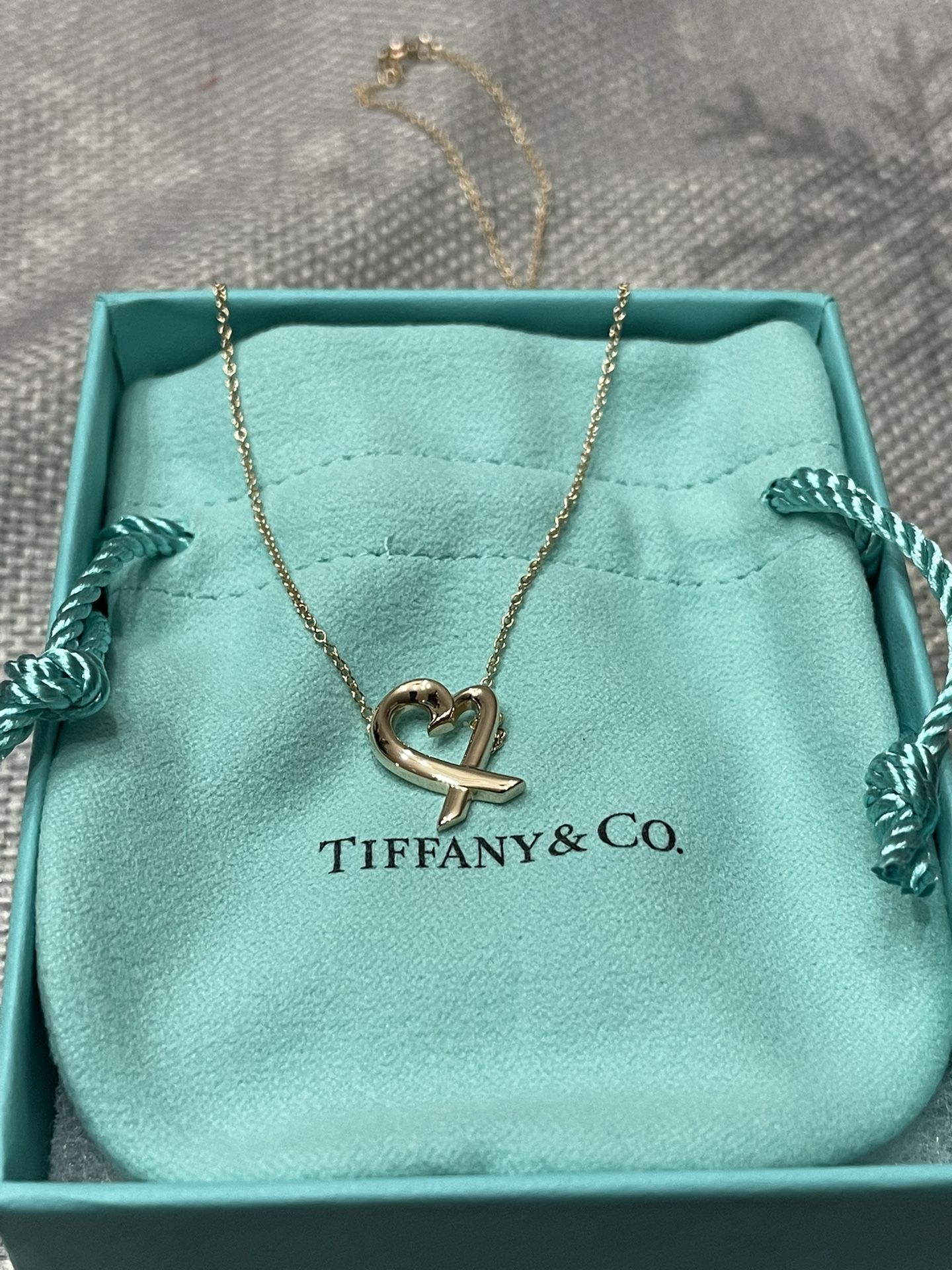 Tiffany & Co. Loving Heart Pendant In 18K Rose Gold