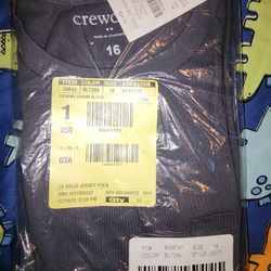 Boys LS Solid Pocket Tee 