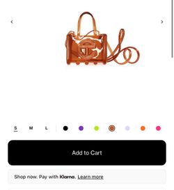 NEW! Melissa x Telfar Jelly Shopper Small Brown