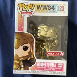 Funko Pop Target Exclusive Wonder Woman Ww 84 WONDER, WOMAN GOLDEN ARMOR 