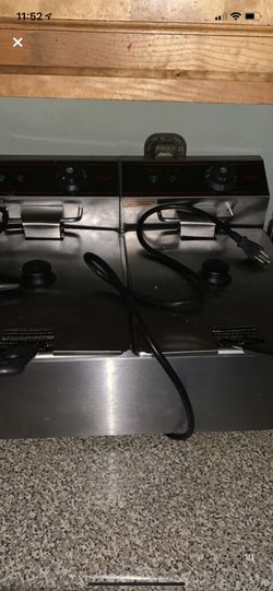 Double deep fryer