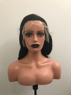 13x4 black body wave wig 22in