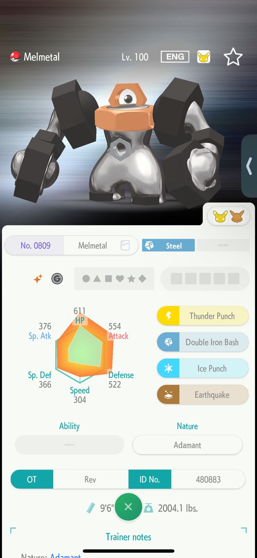 Shiny Melmetal 