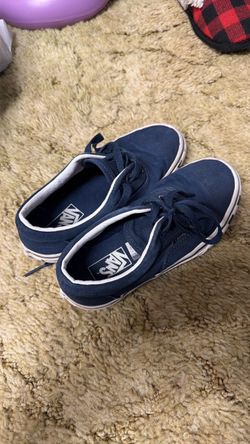 Vans Low-Top Canvas Sneakers Navy Blue