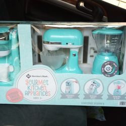 Kitchen Pretend Plastic Toys Blender Coffee Maker & Mixer