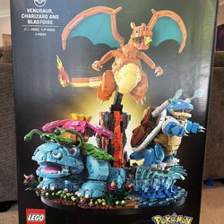LEGO Pokémon Venusaur Charizard and Blastoise Set New Sealed Box #003,0006,0009