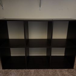Espresso Brown Shelving Unit 