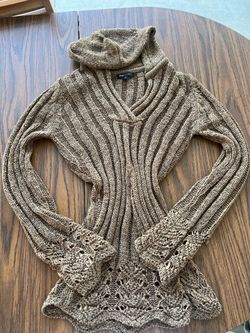 Vintage brown knitted sweater