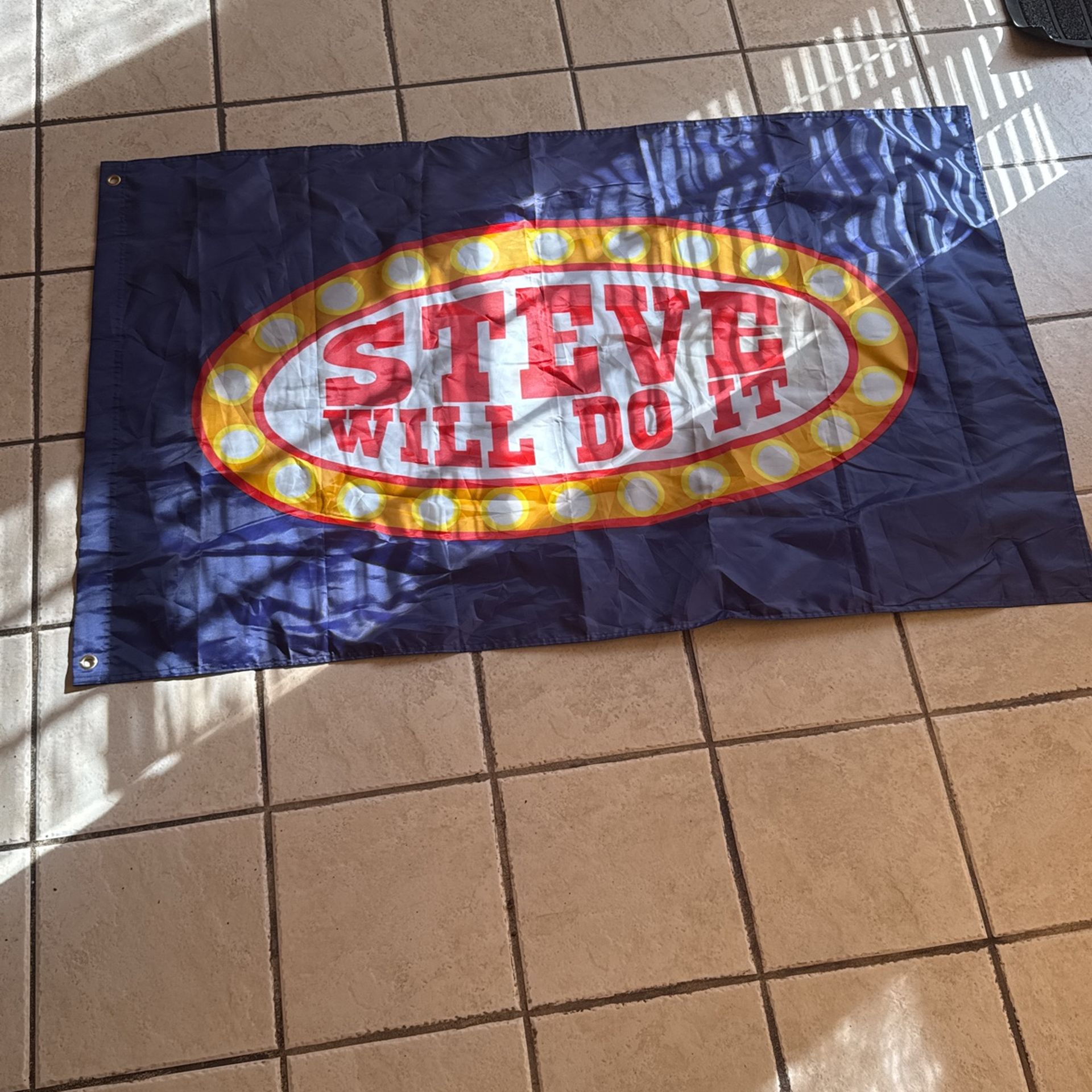 Steve Will Do It Flag Horizontal
