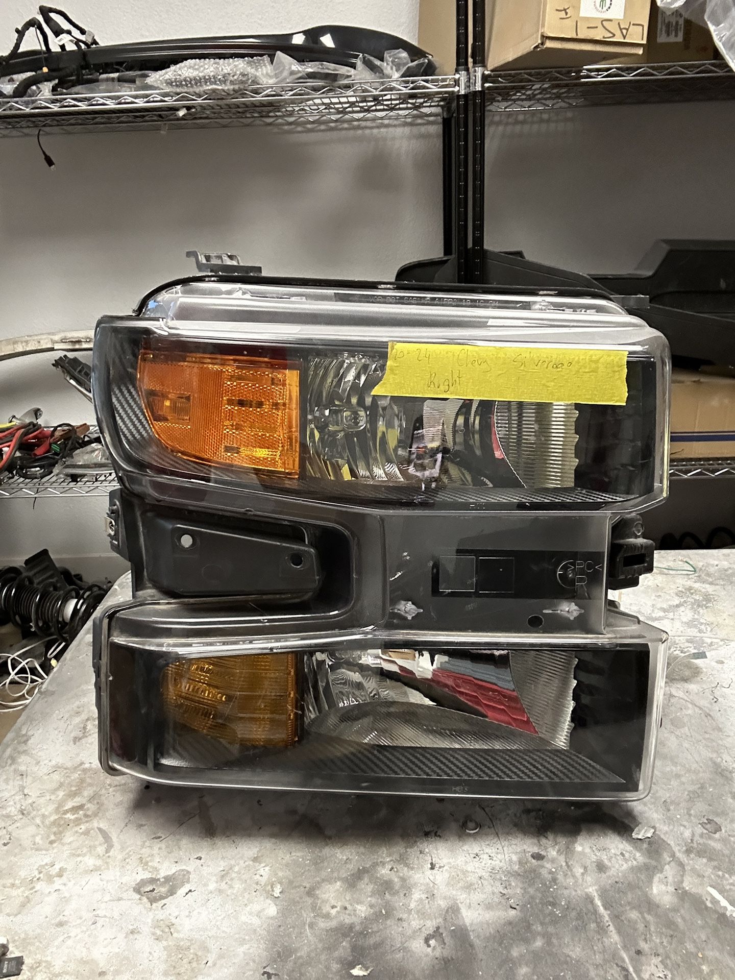 2020-2024 Chevy Silverado Right Headlight