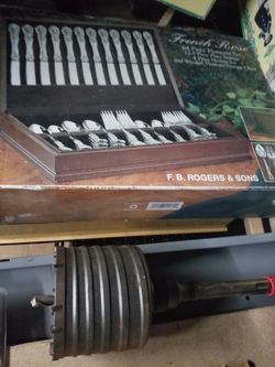Fb Roger's French Rose Silverware Flatware Set