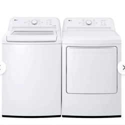 LG Washer And Dryer White