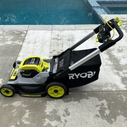 RYOBI 40V HP Brushless Whisper Series 21. in Walk Behind Self-Propelled All Wheel Drive Mower Tool Only