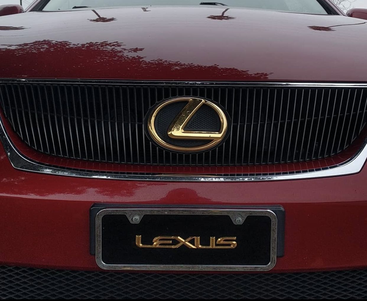Lexus Front Half Plate Custom Made With Frame