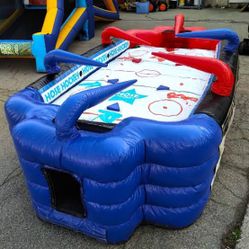 Air hockey & air foosball inflatable