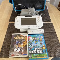 Nintendo Wii U + Games