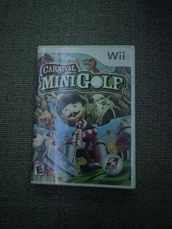 Carnival Mini Golf Wii Game