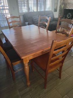 Dinning table and chairs