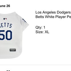 Dodgers Betts dog jersey