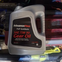 masterpro / full syn / SAE 75w 90 gear oil
