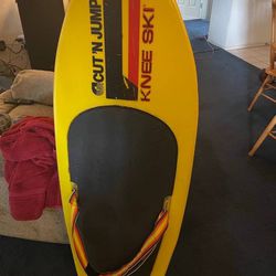 Yellow Full Body Surfboard Still Useable Cushion