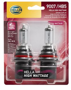 Visit the Store, Hella Hella Visit the Store 4.3 4.3 out of 5 stars (1,232) HELLA 9007 100/80WTB Twin Blister High Wattage Bulbs, 12V, 2 Count