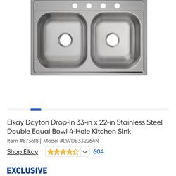 Brand New Stainless Steel Kitchen Sink