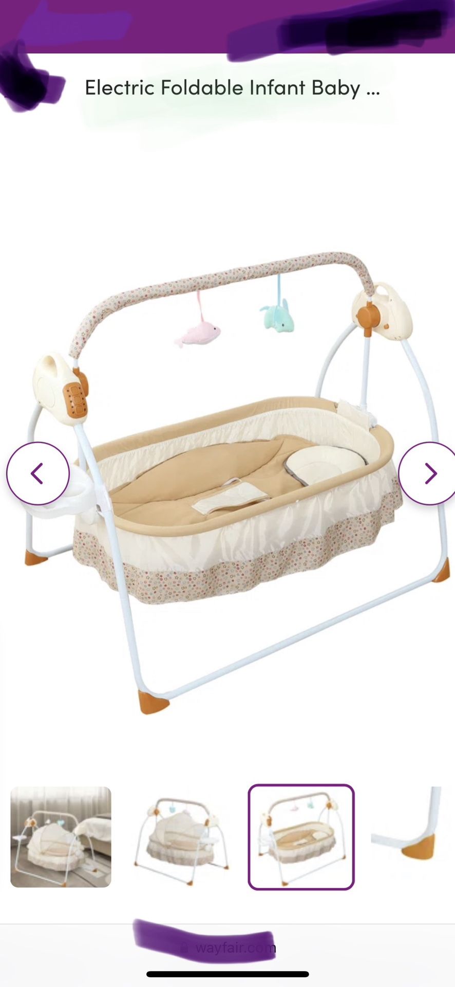 Baby Swing With Electric