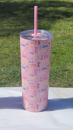 Barbie Tumbler.  24 Oz Insulated Stainless Steel.
