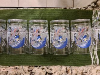 25th Anniversary Disney World Table Glass (6)