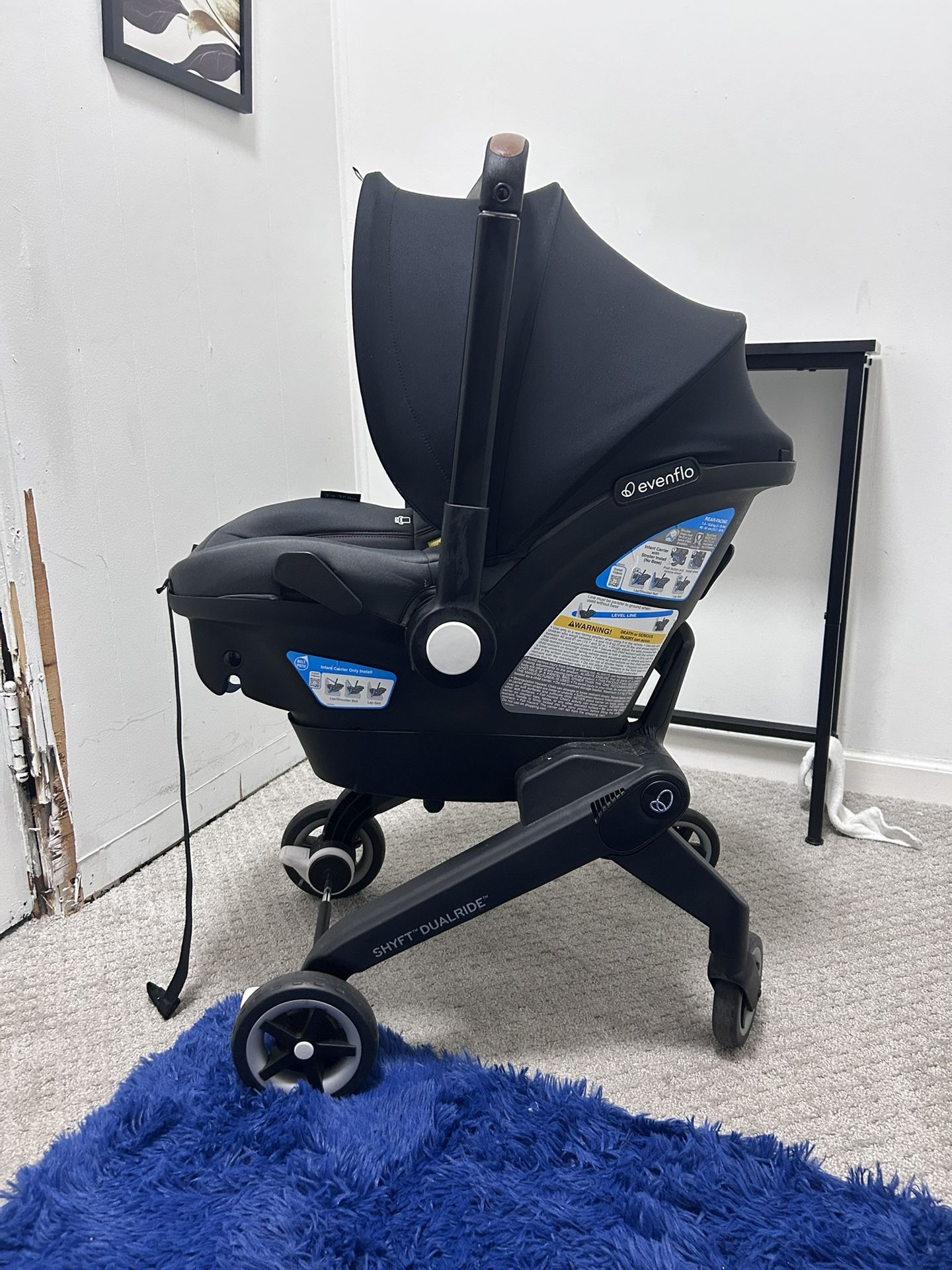 evenflo shyft dualride stroller/car seat