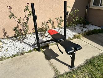 Adjustable Bench And Squad Rack 