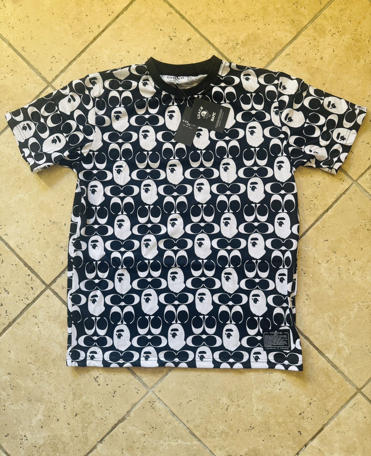 bape and coach shirt