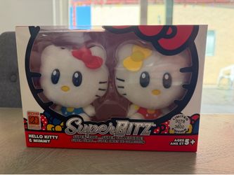Hello Kitty & Mimmy Super7 Superflitz Plush 2-Pack