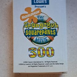 Lowe's Nickelodeon SpongeBob Square Pants Movie Playing Cards 2004