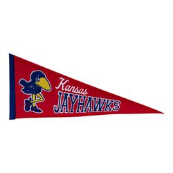 Kansas Jayhawks NCAA Winning Streak Embroidered Wool Pennant