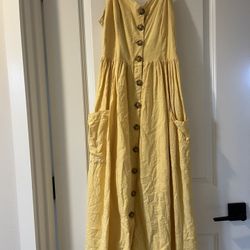 Urban Outfitters Yellow Dress