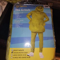 Adult medium The Grinch Halloween costume