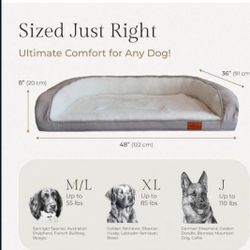 Orthopedic Dog Couch: Providing Optimal Support, Comfort, and Style for Your Furry Best Friend's Well-Deserved Rest and Relaxation- XL