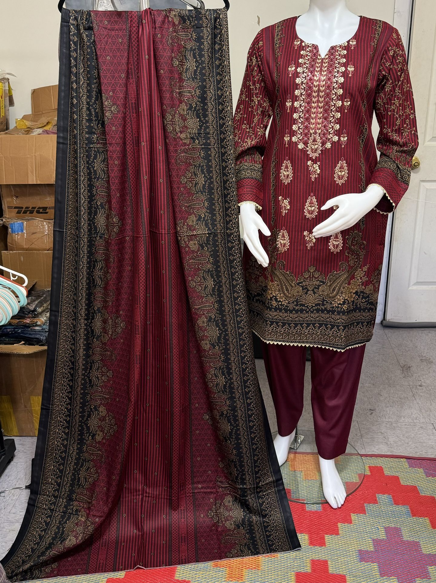 Dhanak Winter 3piece Suit