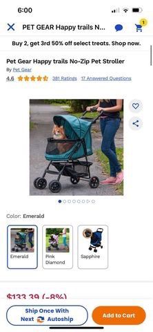 Pet stroller folding light weight cat&dog stroller