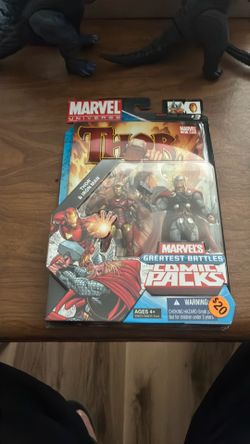 Hasbro Marvel Universe Thor & Iron Man Greatest Battles Comic Packs (2009)