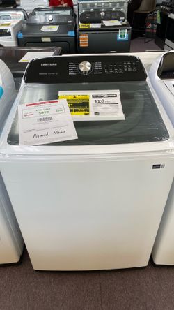 Samsung 5.2 cu. ft. Large Capacity Smart Top Load Washer with Active WaterJet