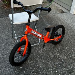 Strider 14x kids balance bike (Orange)