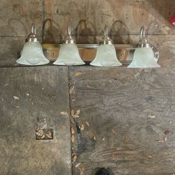 Bathroom Light Fixture Like New free installation