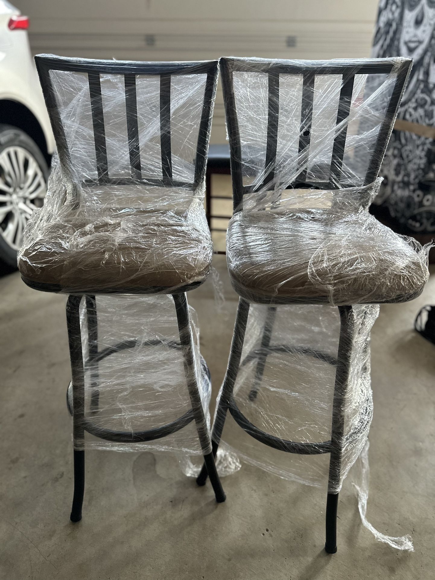 Two barstools 
