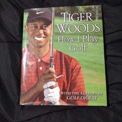 Golf Book Tiger Woods Like New B2