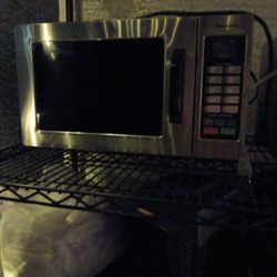 2 Microwaves Stainless Steel 