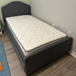 Twin Bed With Mattress And Storage Drawers