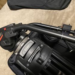 Professional Grade Video Tripod/Video Head/Dolly/Carrying Case